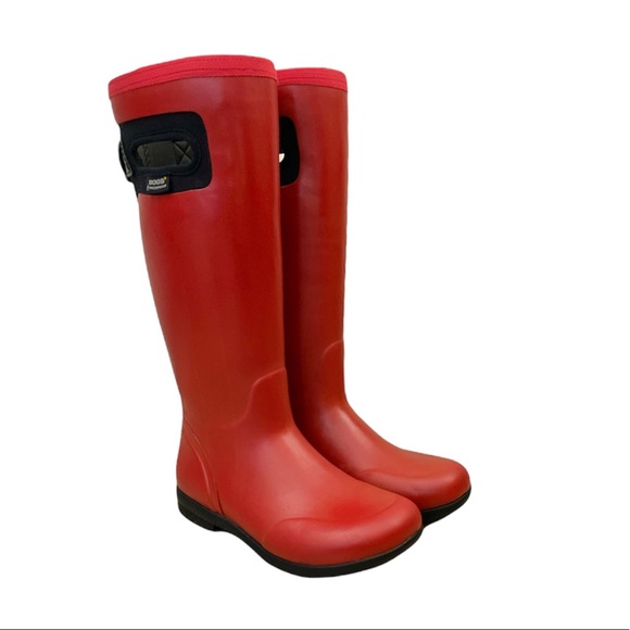Bogs Shoes - BOGO🔥 BOGS RED TACOMA EQUESTRIAN RUBBER GUMBOOTS